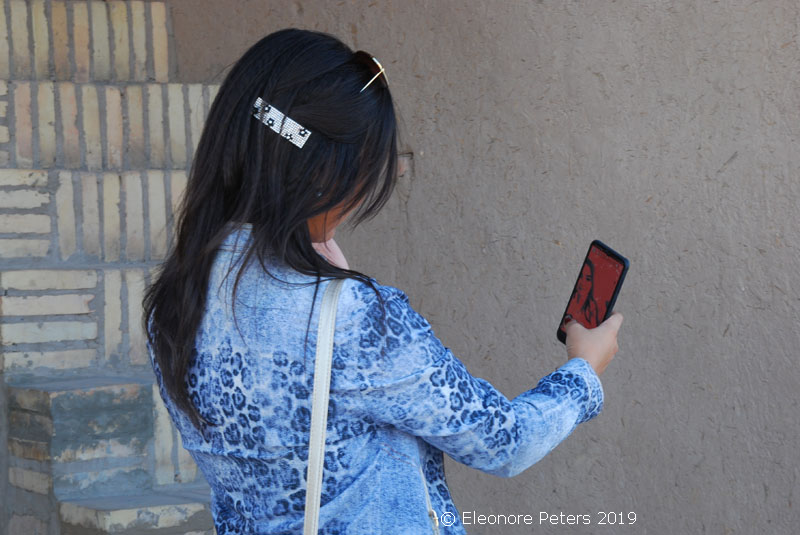 Dhiwa Usbekistan, verliebst in das Selfie
