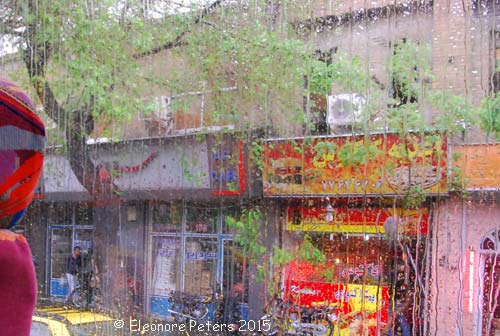 Teheran im Regen