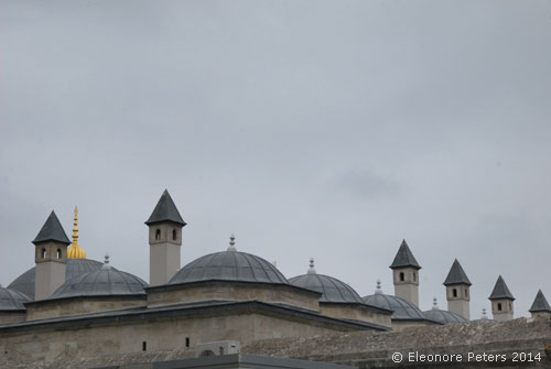 Dach der Blauen Moschee