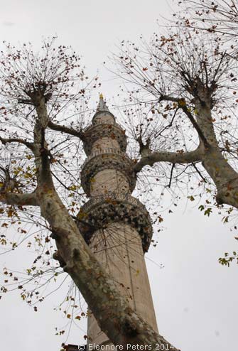 Minarett der Blauen Moschee
