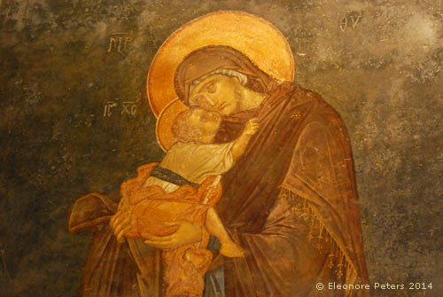 Jesus und Maria Mosaik Byzantinisch