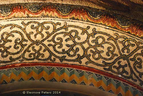 Mosaik-Detail in der Chora-Kirche in Istanbul