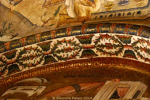 Mosaik-Detail in der Chora-Kirche Istanbul