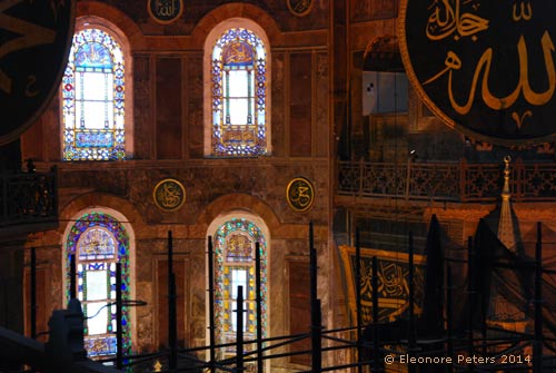Hagia Sofia Glasfenstr