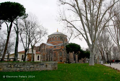 Hagia Irene im Vorhof des Topkapi Palastes in Istanbul