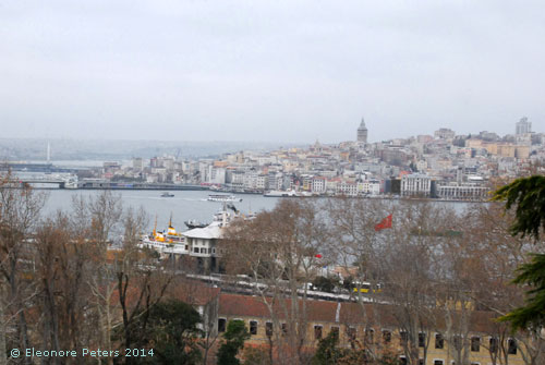 Blick auf das Goldene Horn in Istanbul