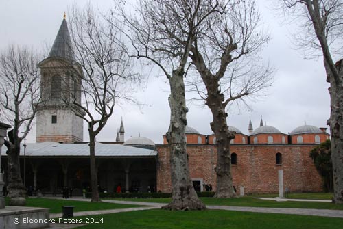 Zweiter Hof des Topkapi Palastes in Istanbul