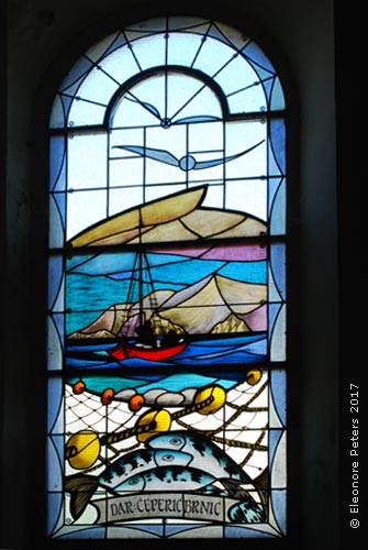 Baska Kirchenfenster von Sveti Trojice