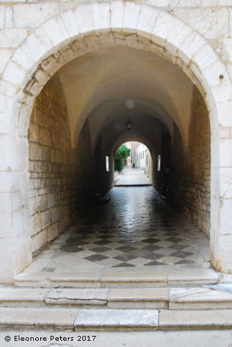 Krk Eingang Kathedrale