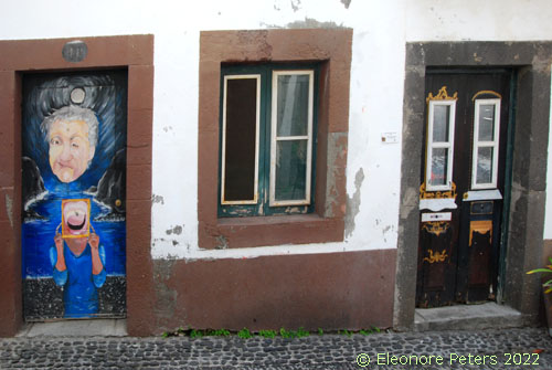 Funchal Altstadt Wandmalereien