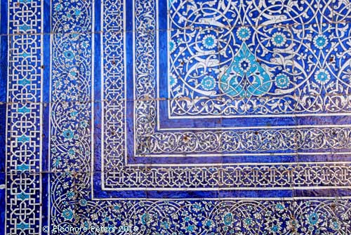 Kacheldetails in der Sommermoschee