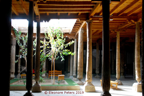 Juma-Moschee in Chiva aus Holz