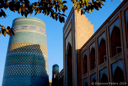 Turm neben der Medrese Muhammad Amin Khan