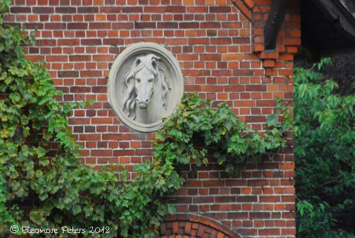 Worpswede Wanddetail eines Gestüts