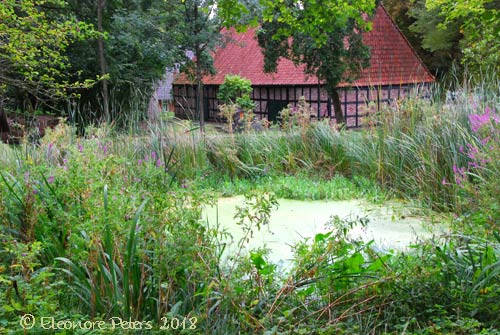 Dorfteich im alten Dorfkern von Worpswede