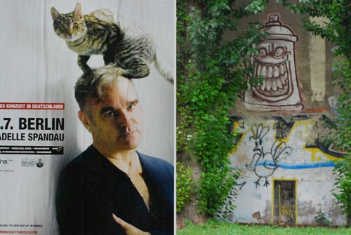 Plakat und Graffity