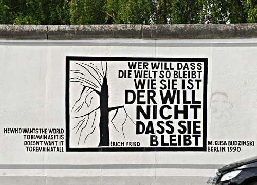 East Side Gallery Erich Fried