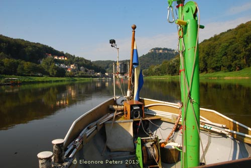Elbefahrt Richtung Königstein