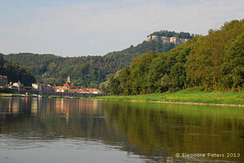 Bootsfahrt Richtung Königstein