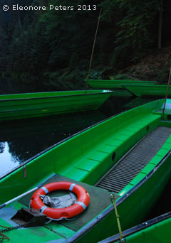 Boote an der Edmundsklamm