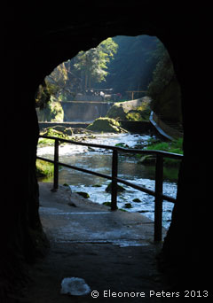 Edmundsklamm, Felsöffnung
