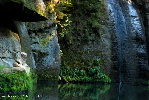 Steilwände in der Klamm
