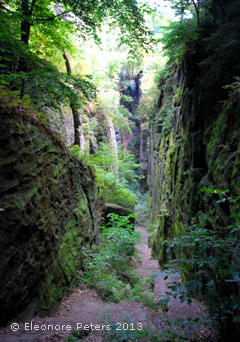 Romantischer Felsblick