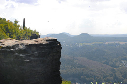 Lilienstein mit Obelisk