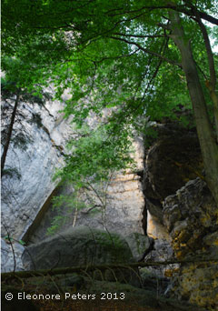 Felsen am Weg zum Prebischtor