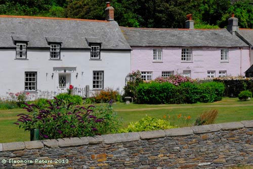 Boscastle Häuser