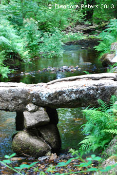 Dartmoor historische Steinbrücke