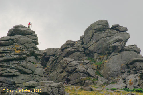 Kletter im Dartmoor