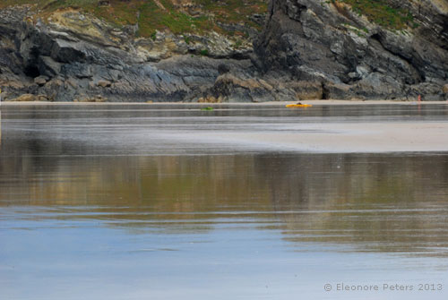 Newquay Strand bei Ebbe