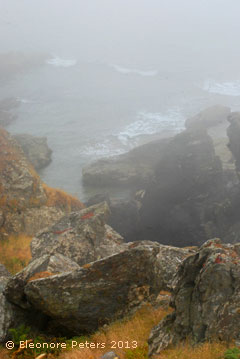 Steilküste am Wanderweg von Salcombe nach Hope