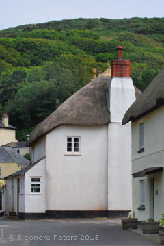 Strohgedecktes Haus in Hope