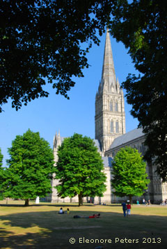 Turm der Kathedrale von Salisbury