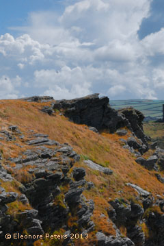 Tintagel Castle Hügel