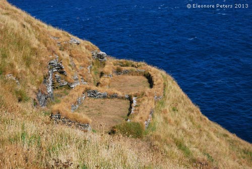 Burg Tintagel Hausruinen