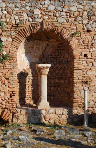 Nische in der Delphi Tempelanlage