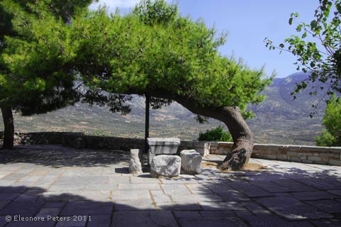 Kloster Osios Lukas Terrasse