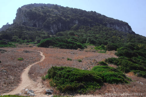 Nestor-Höhle an der Voidokilia Bucht