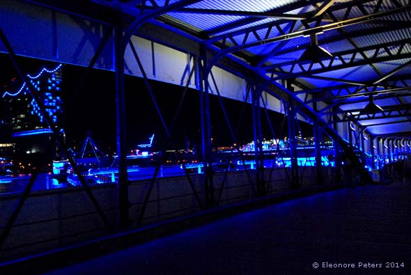 Hamburg Hafen Blue Night