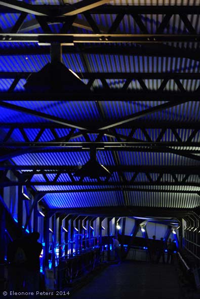 Überseebrücke Hamburg Hafen Blue Night