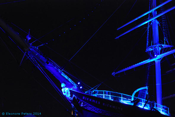 Hamburg Hafen Blue Night