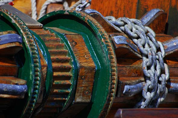 Elbe, Schiffsdetail