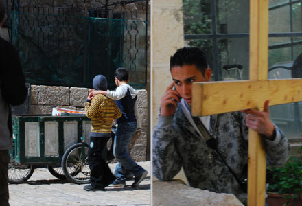 Stadtszene in Altjerusalem