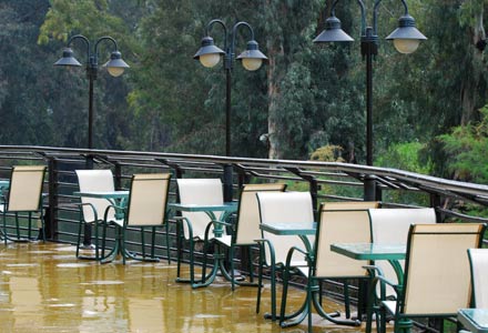 Café an der Jordan Taufstelle