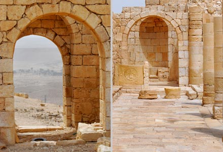 Avdat in der Wüste Negev