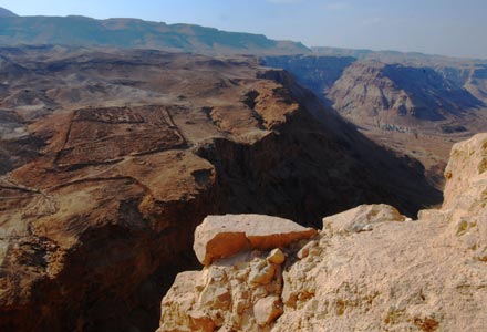 Berge um Massada