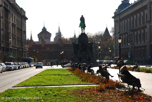 Krakau, Verteidigungsbau Barbakan